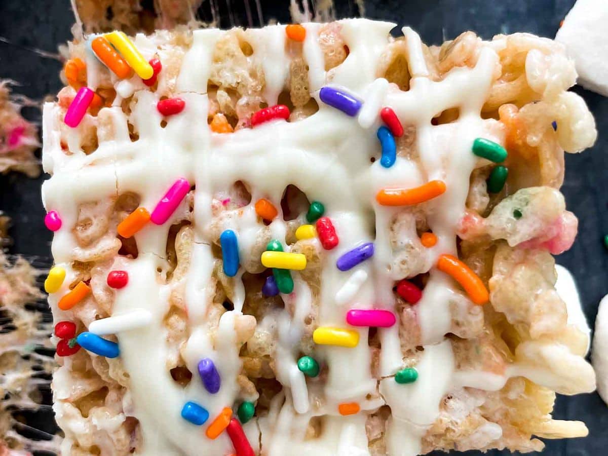 Birthday Cake Rice Krispies