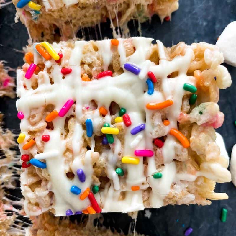 Birthday Cake Rice Krispies