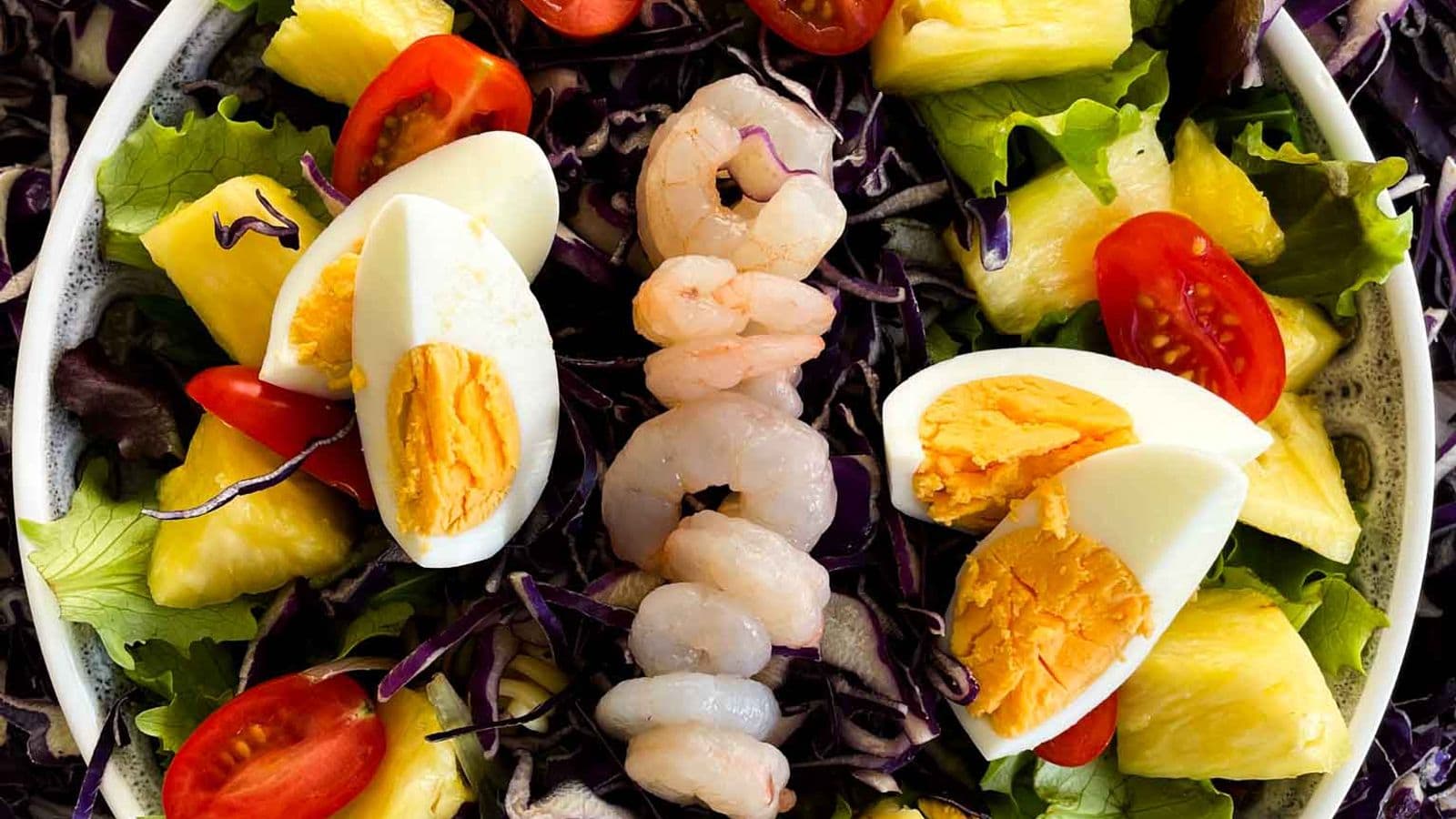 Tropical Shrimp Pasta Salad