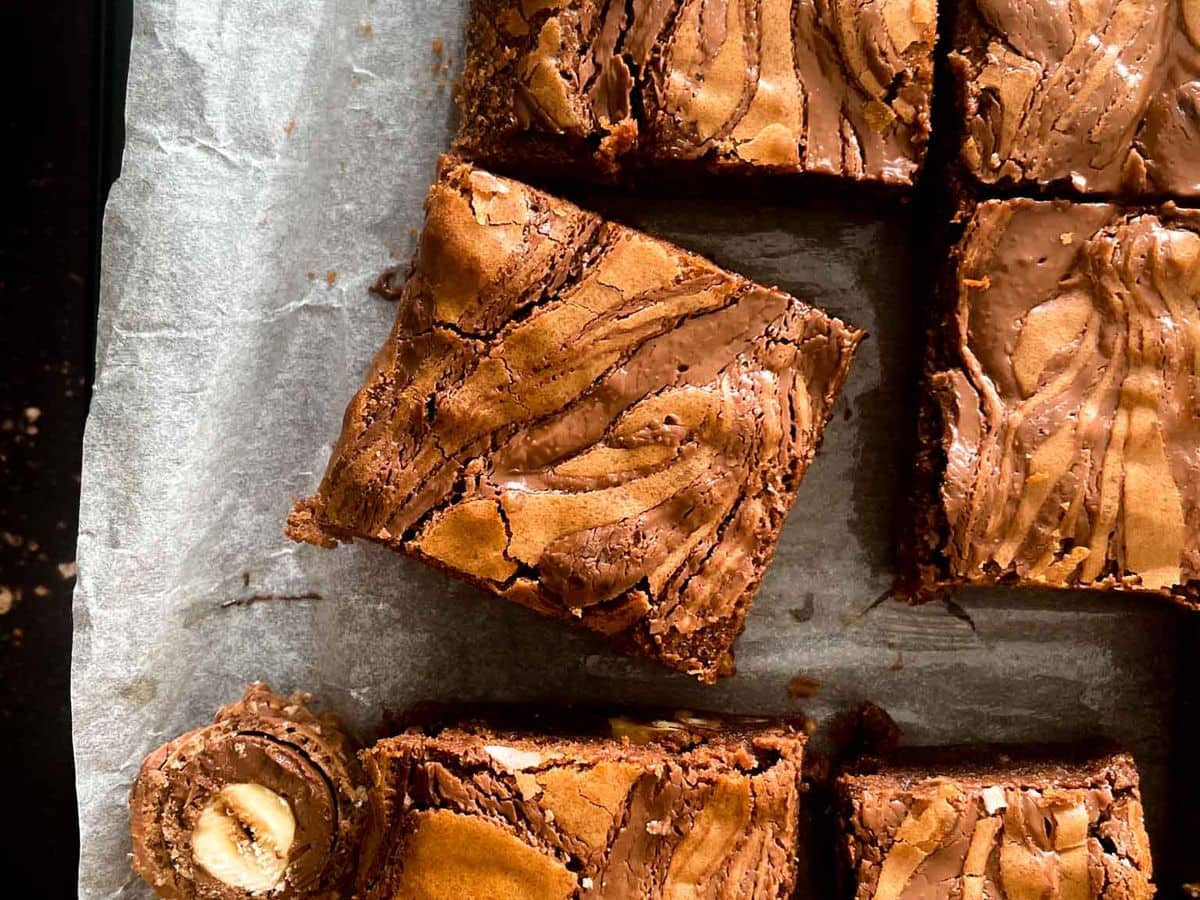 Ultimate Ferrero Rocher Brownies