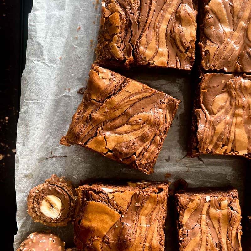 Ultimate Ferrero Rocher Brownies