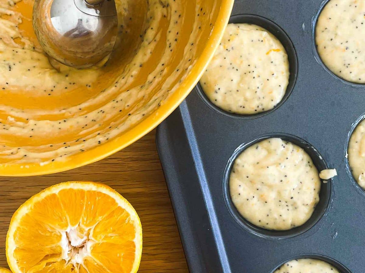 Orange Poppyseed Muffins