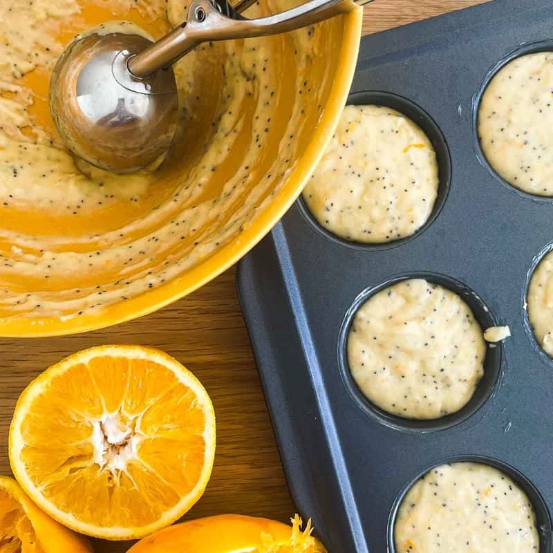 Orange Poppyseed Muffins