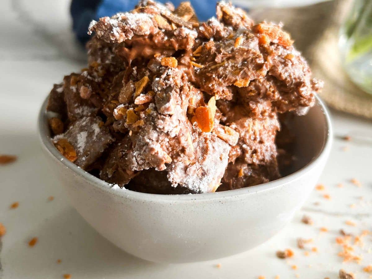 bowl of butterfinger puppy chow