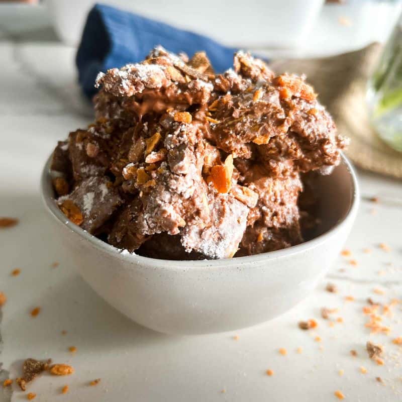 bowl of butterfinger puppy chow