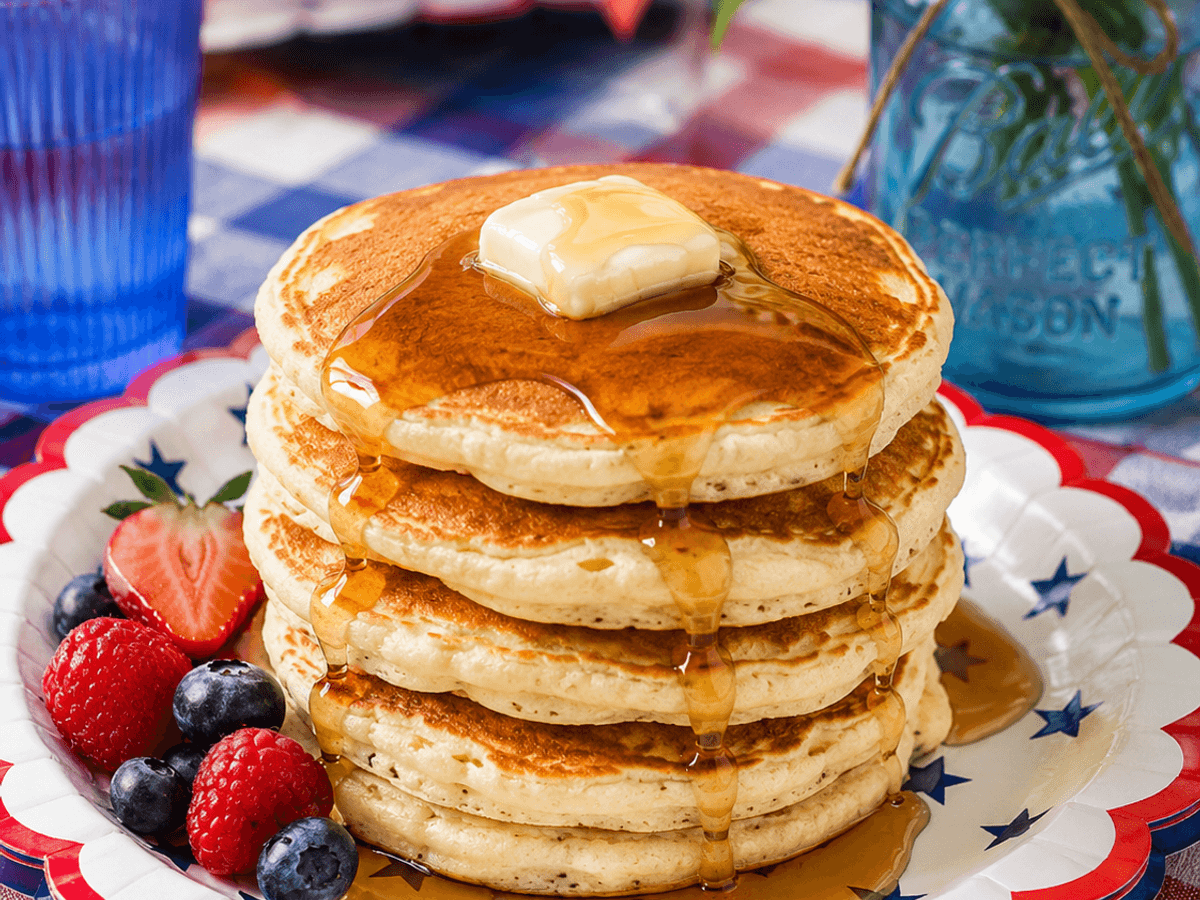 A Beautiful Fourth of July Pancake Breakfast Tradition