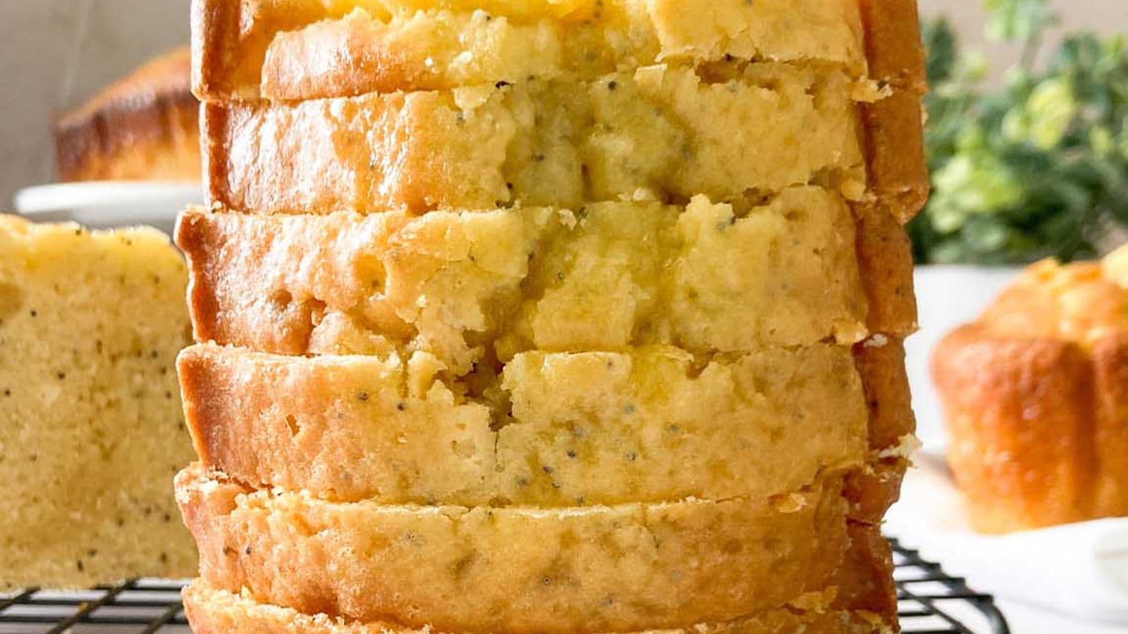 Almond Poppyseed Bread (with Orange Glaze)