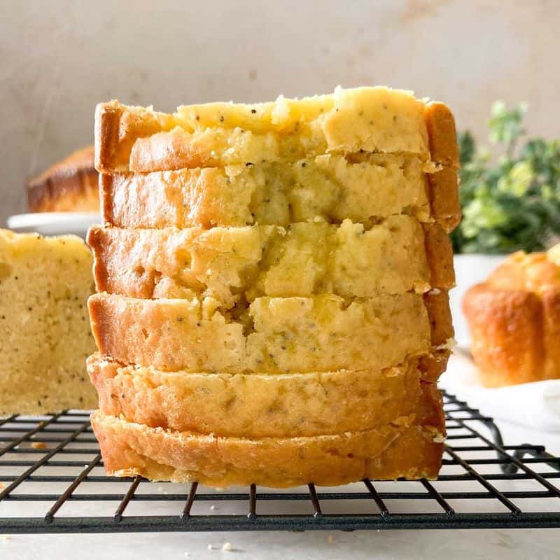 Almond Poppyseed Bread (with Orange Glaze)