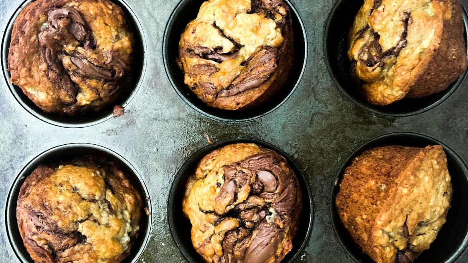 Banana Nutella Muffins