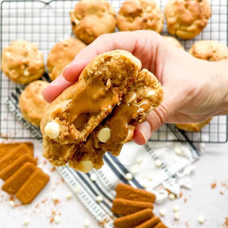 Biscoff Lava Cookies