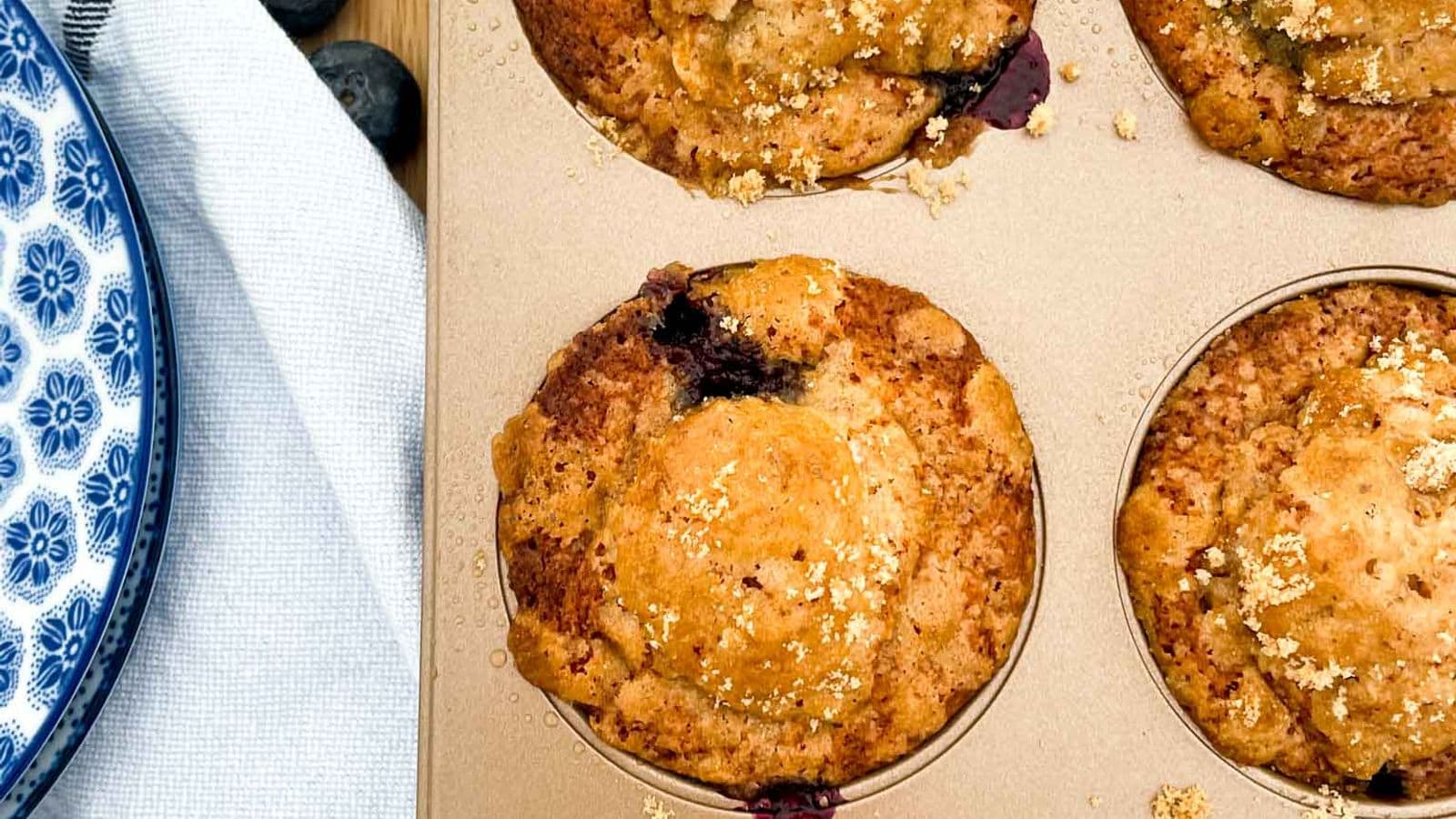 Blueberry Banana Muffins