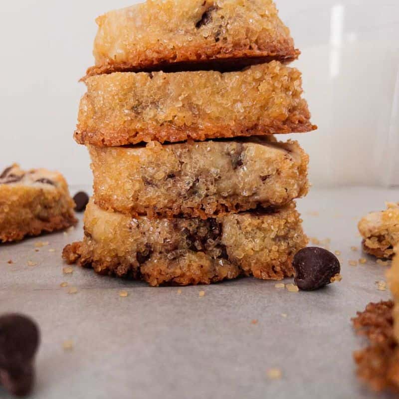 Chocolate Chip Shortbread Cookies