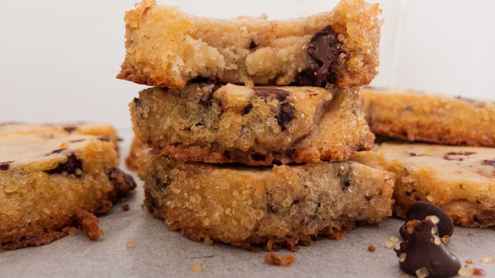 Chocolate Chip Shortbread Cookies