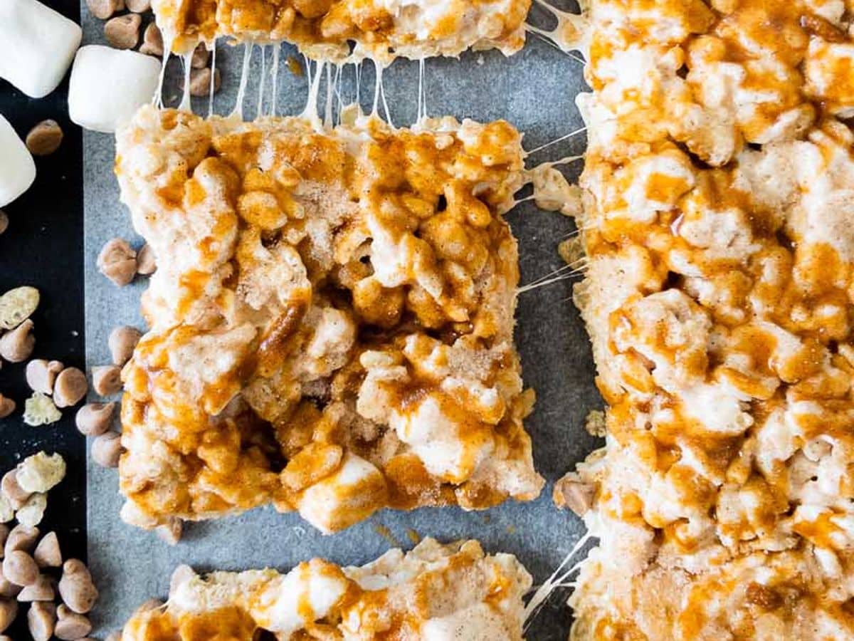 Churro Rice Krispie Treats