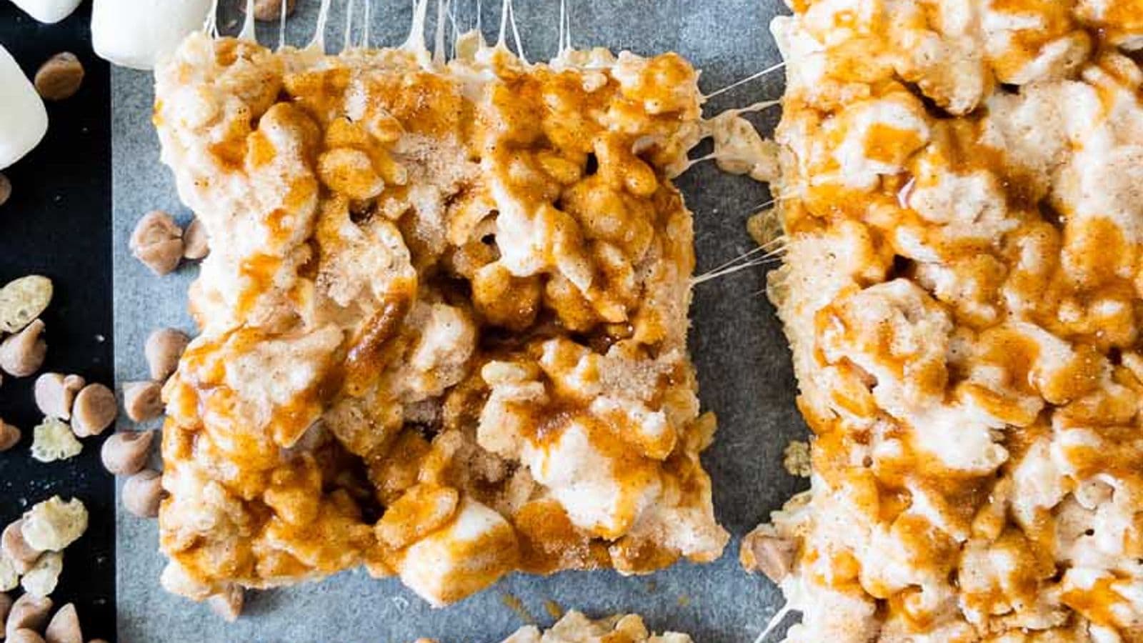 Churro Rice Krispie Treats