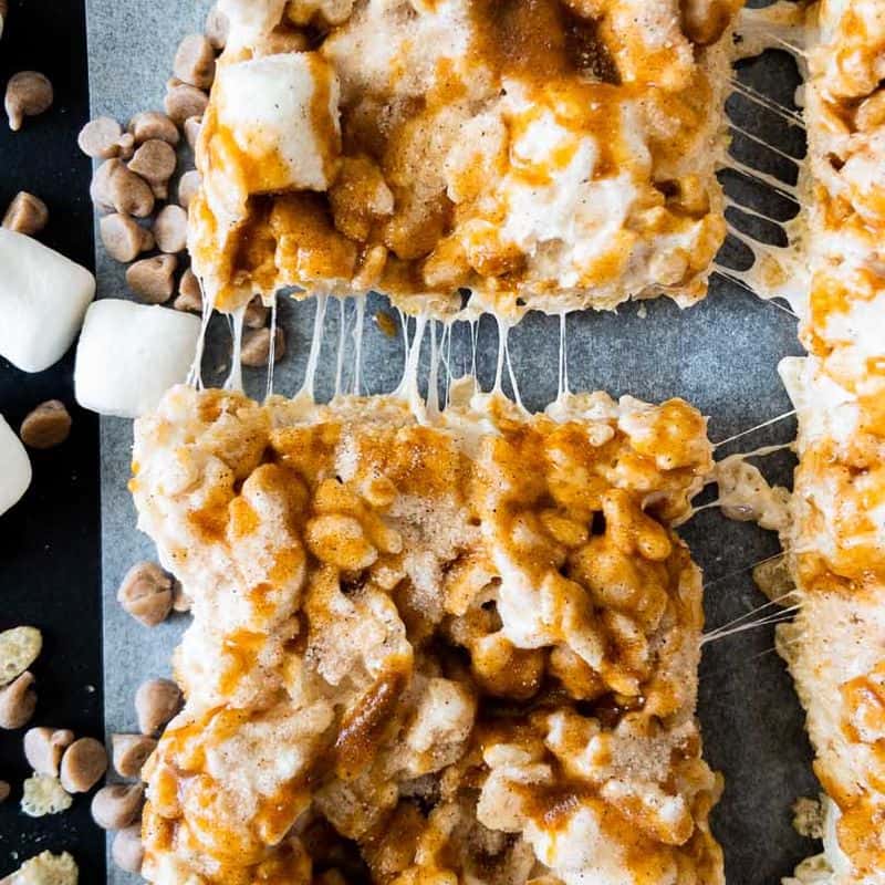 Churro Rice Krispie Treats