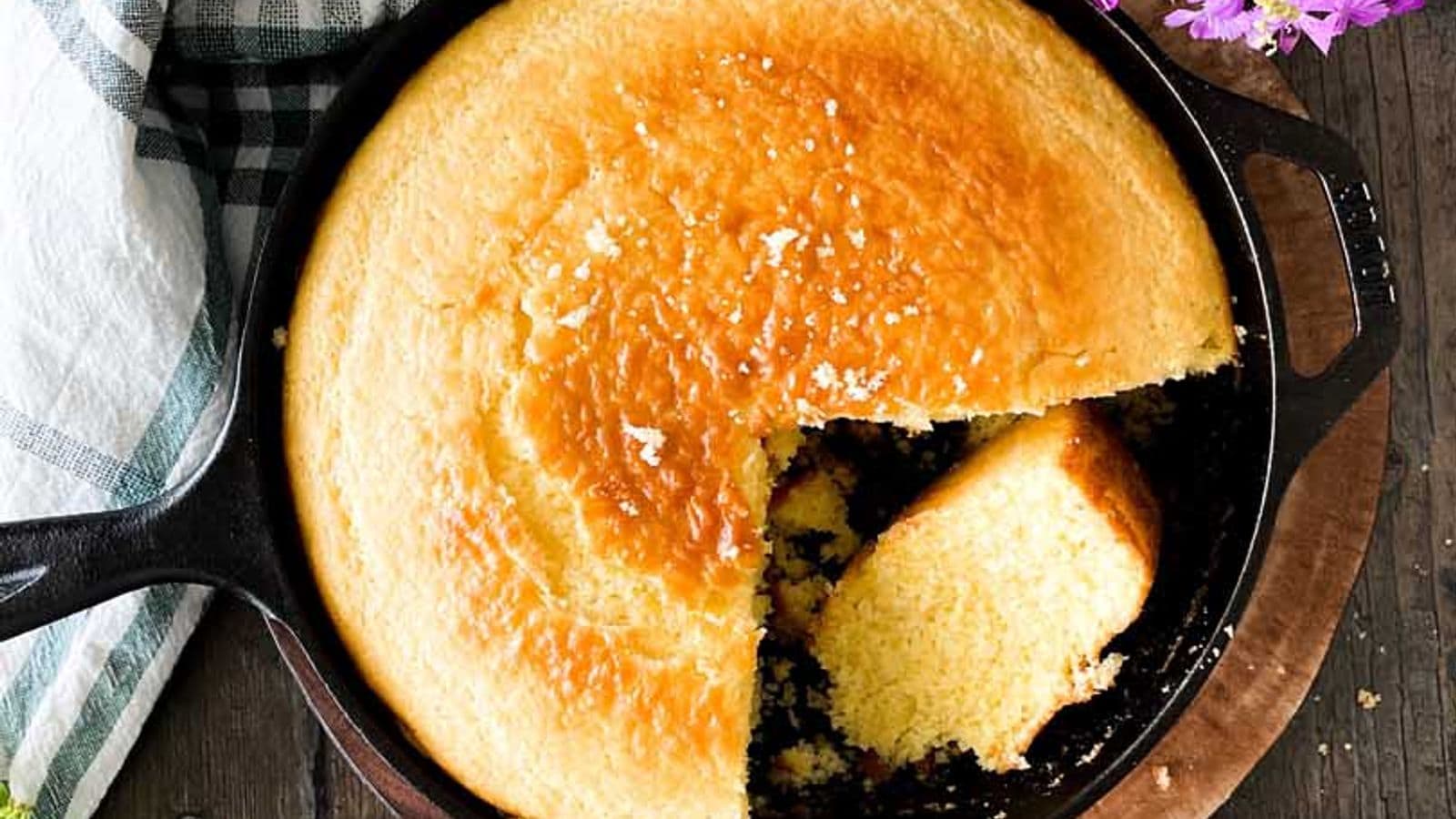 Sweet Southern Cornbread