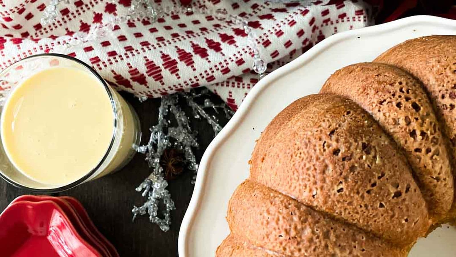 Eggnog Pound Cake