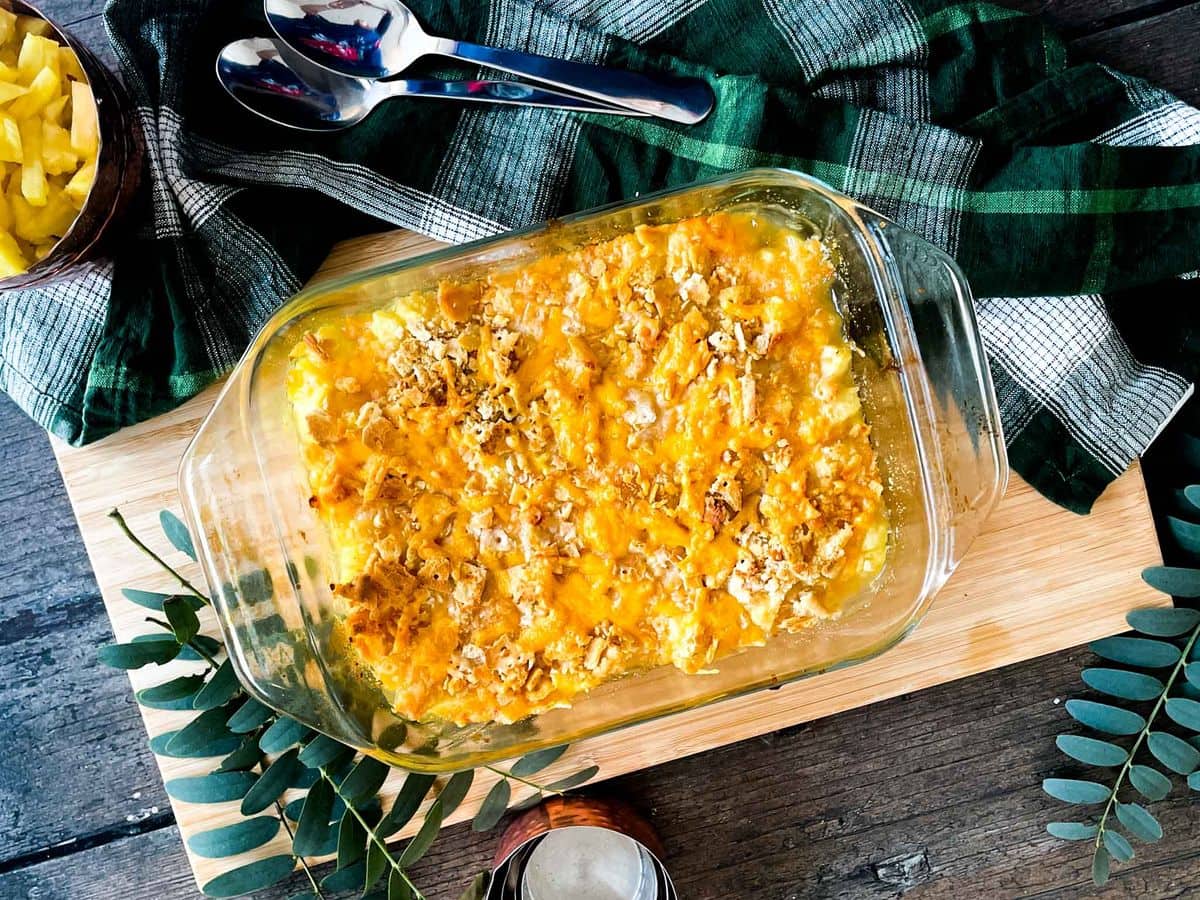 Hot Pineapple Casserole
