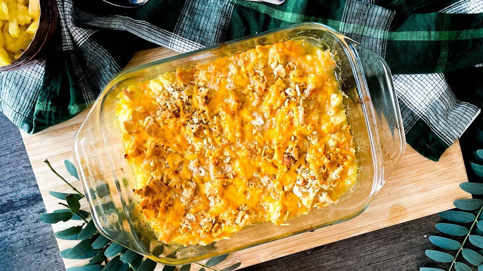 Hot Pineapple Casserole