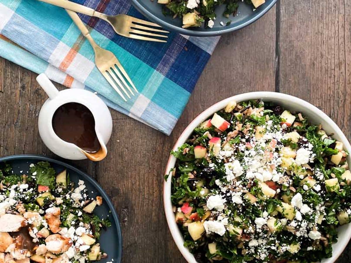 Kale and Wild Rice Salad (Cubby’s Copycat)