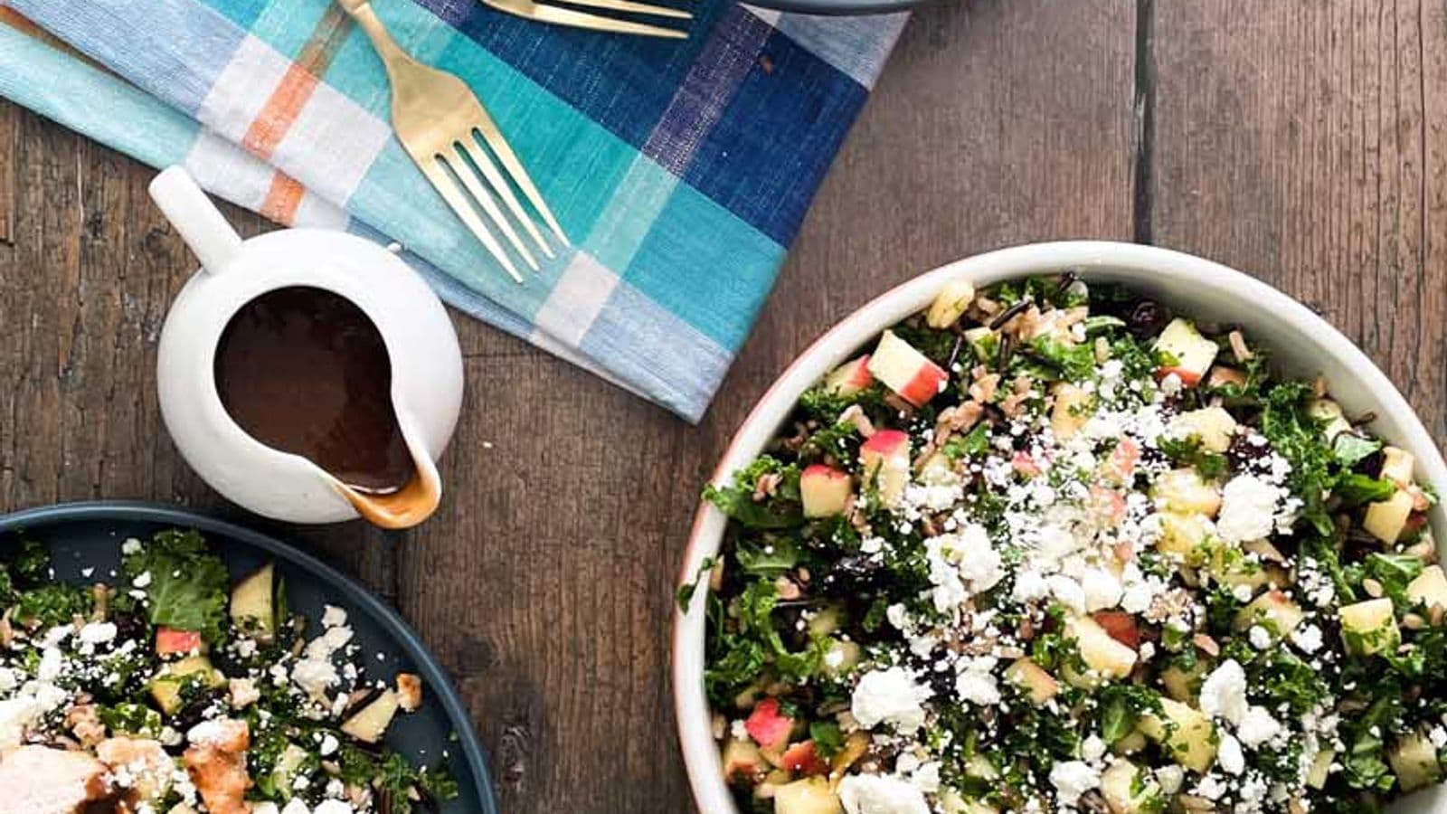 Kale and Wild Rice Salad (Cubby’s Copycat)