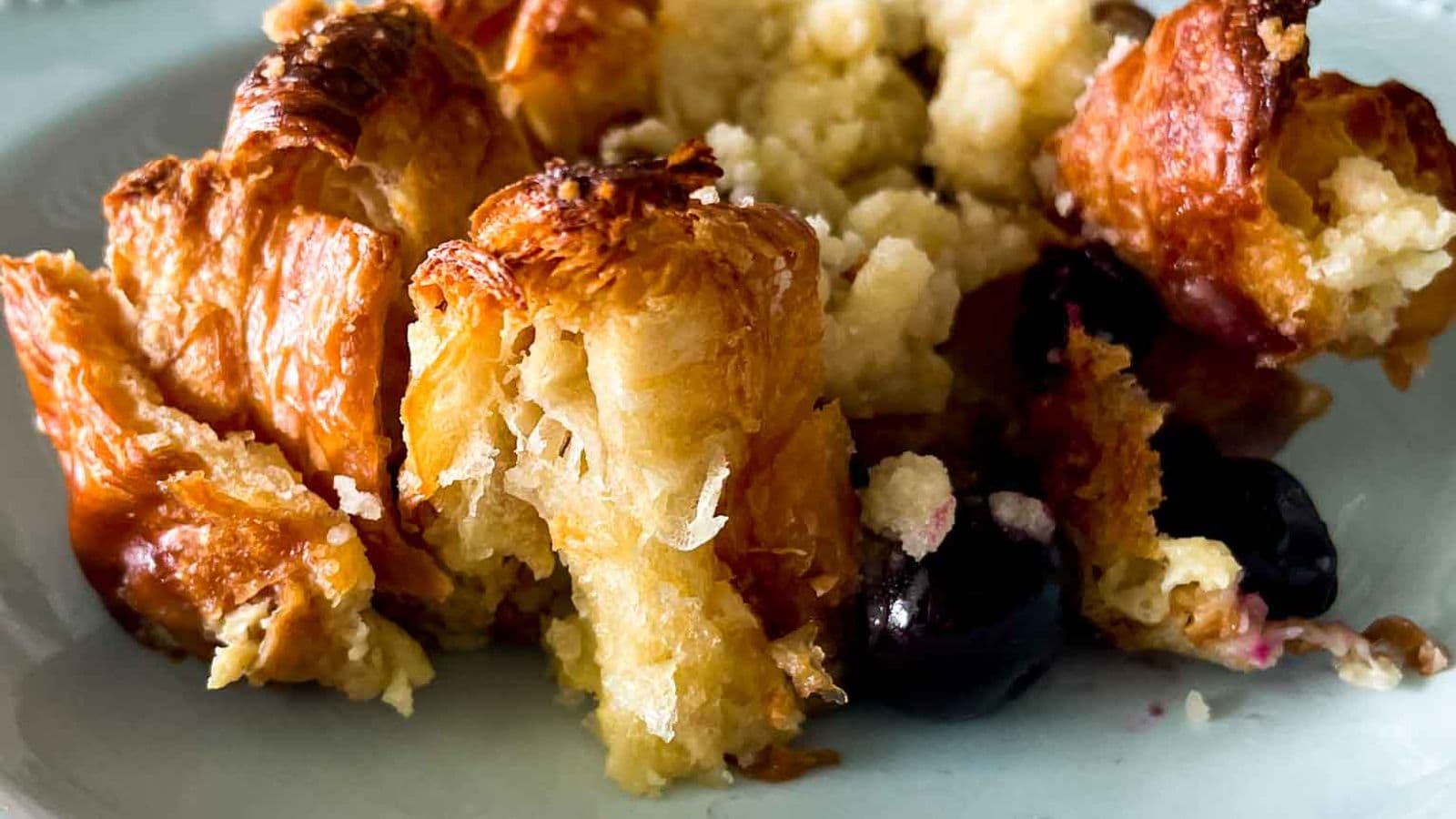 Lemon Blueberry Croissant French Toast