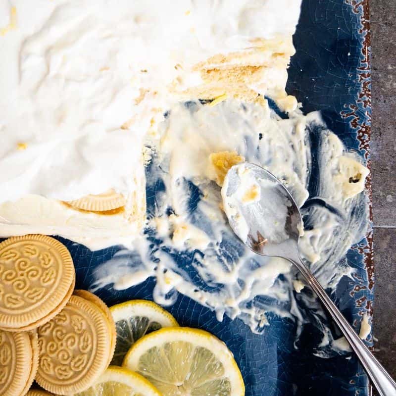 Lemon Ice Box Cake