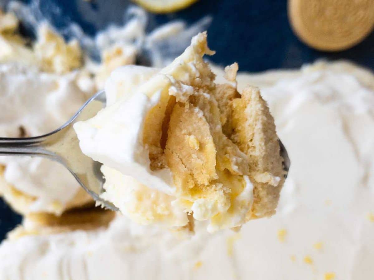 Lemon Ice Box Cake