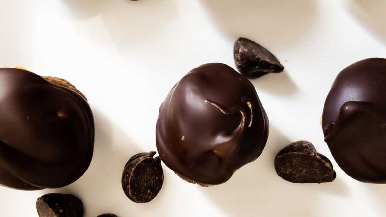 Peanut Butter Date Caramels