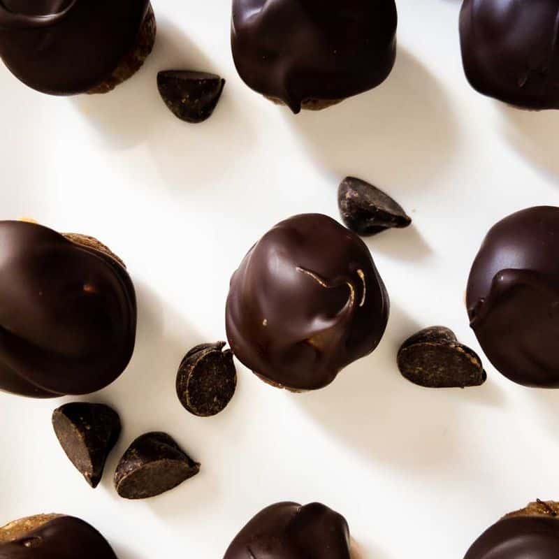 Peanut Butter Date Caramels