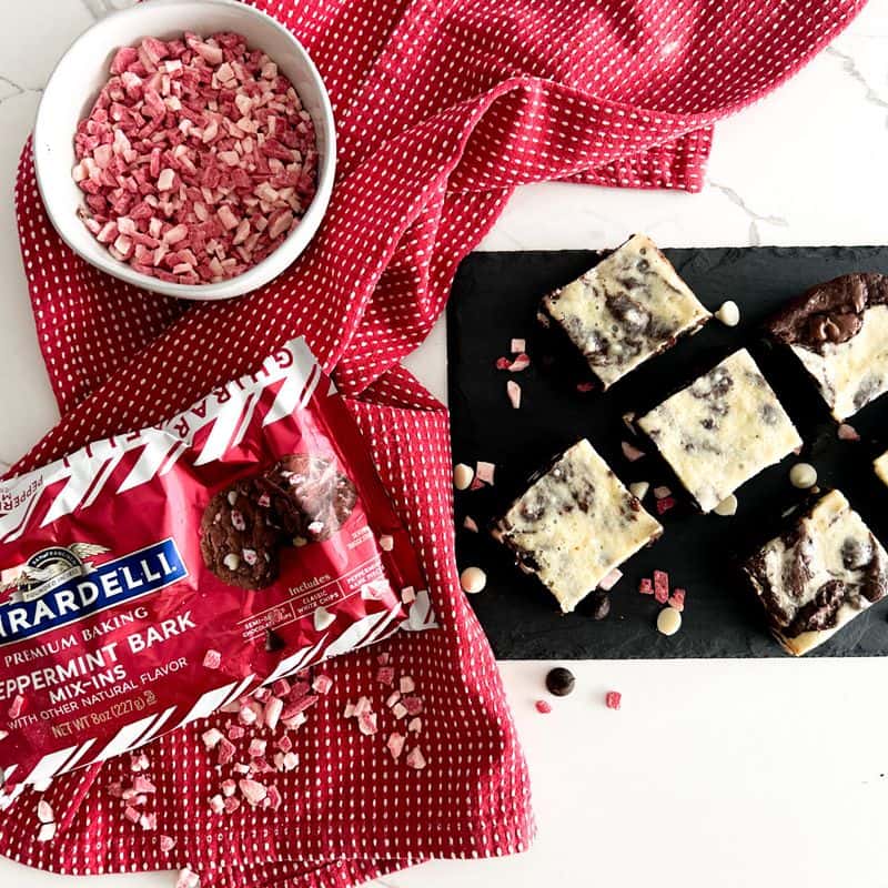 Peppermint Cream Cheeses Brownies