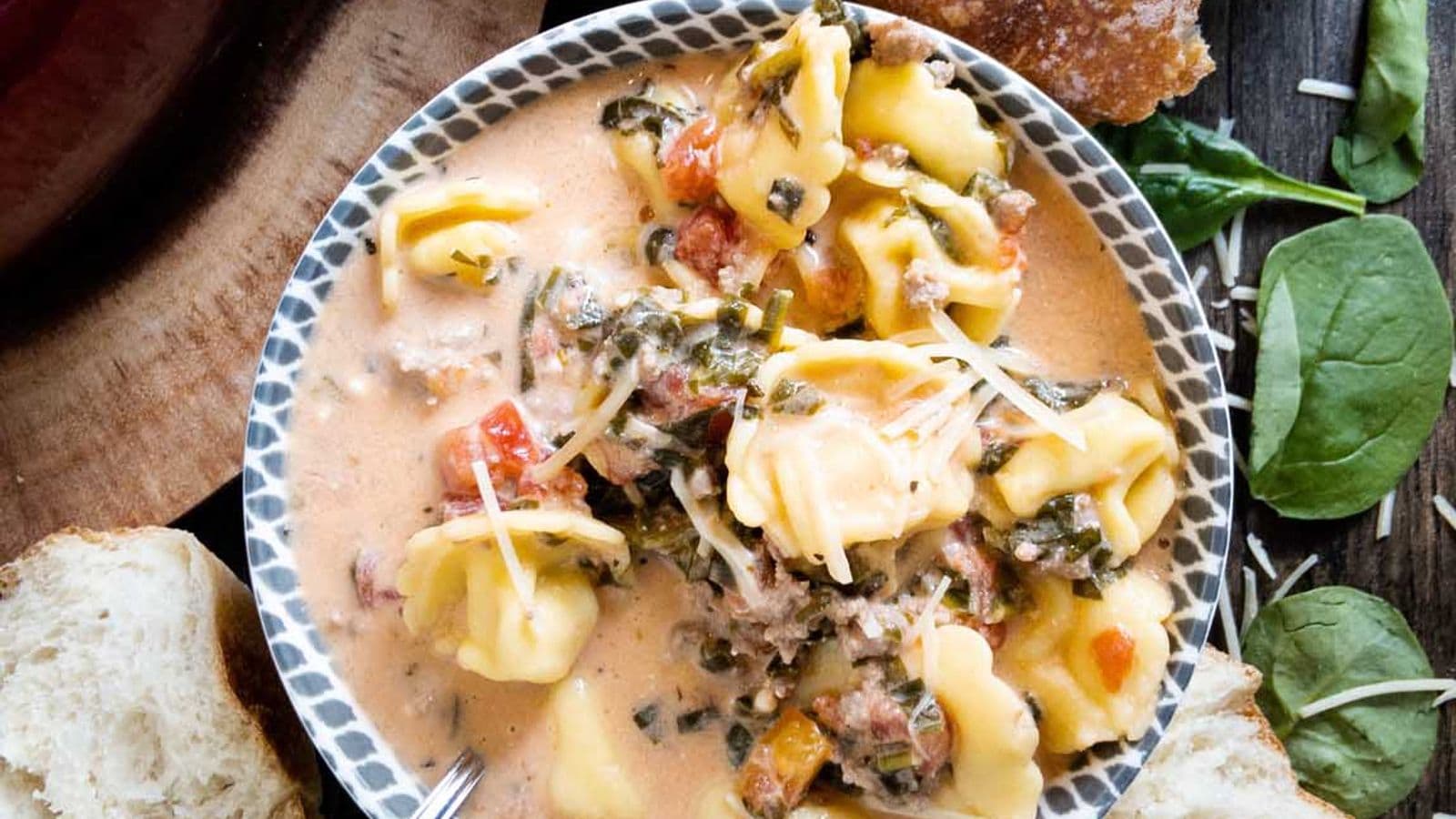 Sausage Tortellini Soup