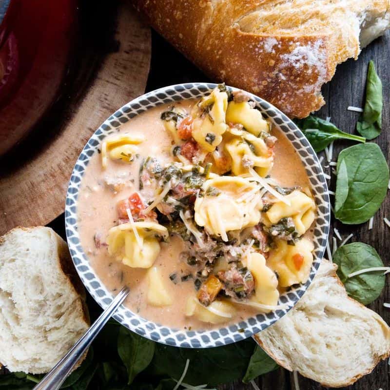 Sausage Tortellini Soup