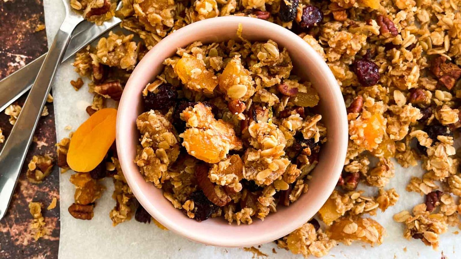 Soft-Baked Honey Orange Granola