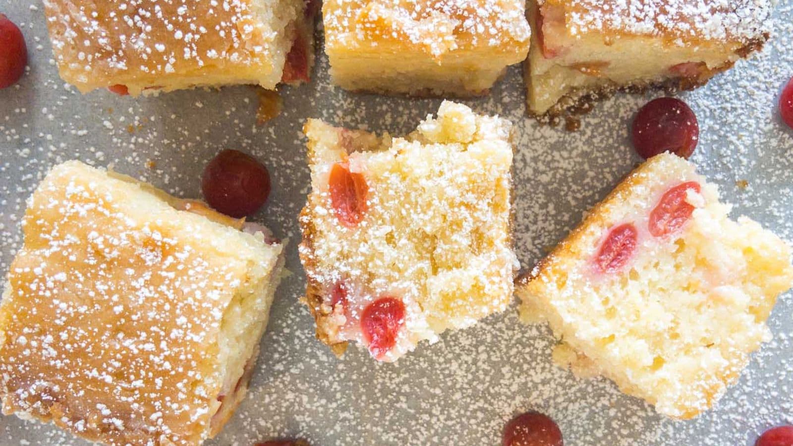 Sour Cherry Almond Cake