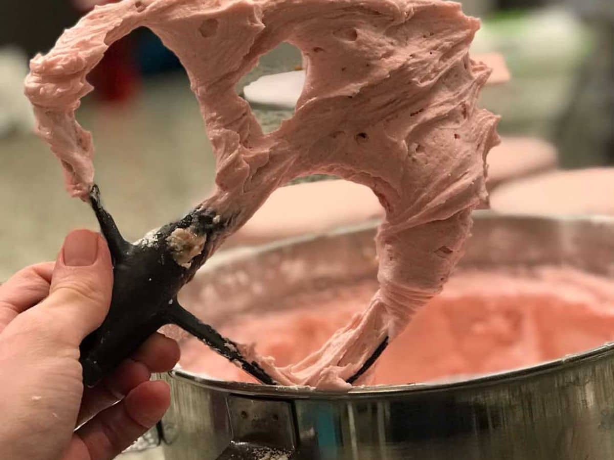 Sinful Strawberry Buttercream