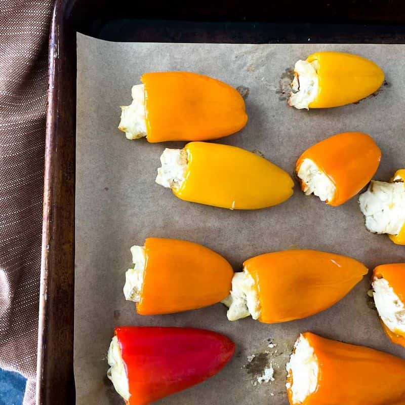Cheese Stuffed Mini Peppers