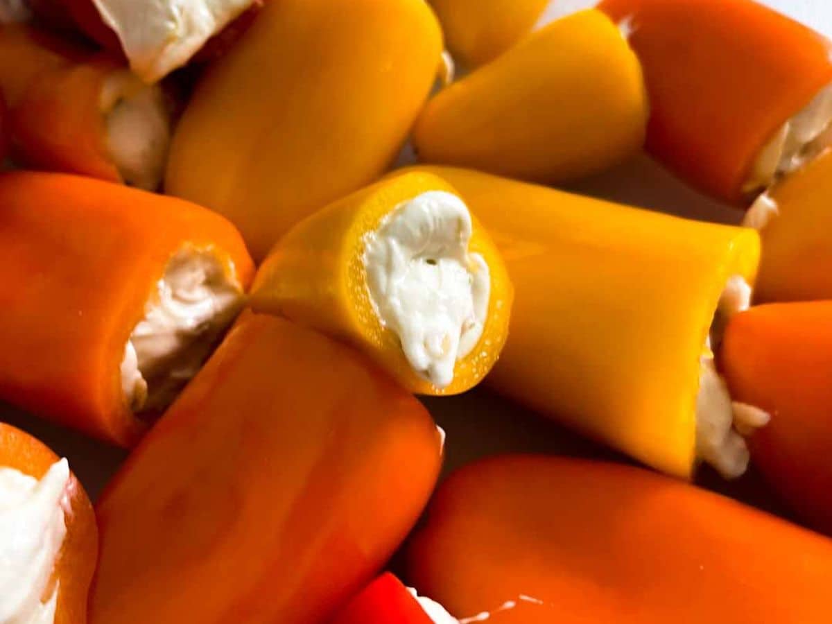 Cheese Stuffed Mini Peppers