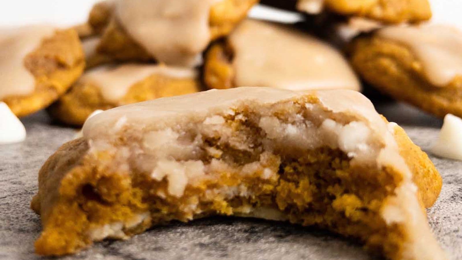 White Chocolate Pumpkin Dream Cookies